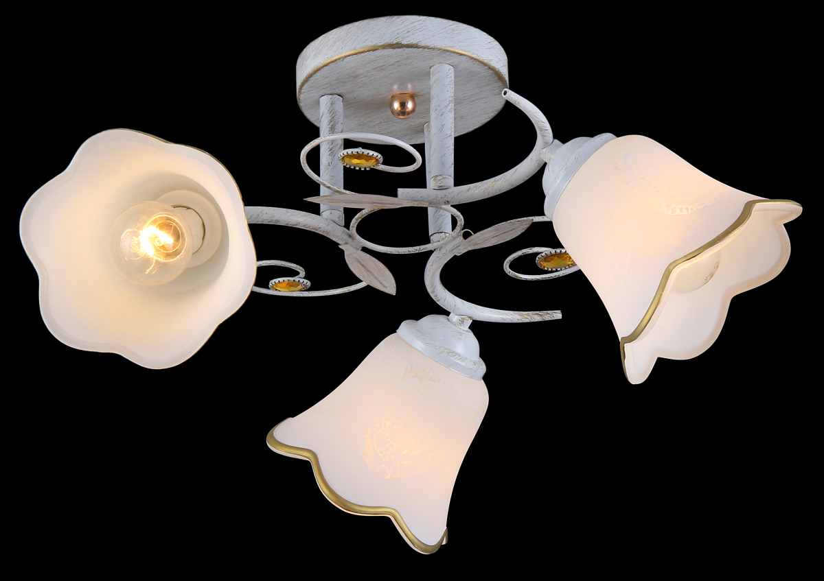 Люстра Natali Kovaltseva 11452/3C White Gold11452/3C WHITE GOLD Люстра Natali Kovaltseva 11452/3C White Gold11452/3C WHITE GOLDВ коллекциях NATALI KOVALTSEVA представлены разные стили – от классики до хайтека. Дизайн и технологическая составляющая продукции разрабатывается в R&D центре компании, который находится в г. Дюссельдорф, Германия. При производстве нашей продукции используются высококачественные и эксклюзивные материалы: хрусталь ASFOR, муранское стекло, перламутр, 24-каратное золото, бронза. Производство светильников соответствует стандарту системы менеджмента качества ISO 9001-2000. На всю продукцию ТМ Natali Kovaltseva распространяется гарантия.