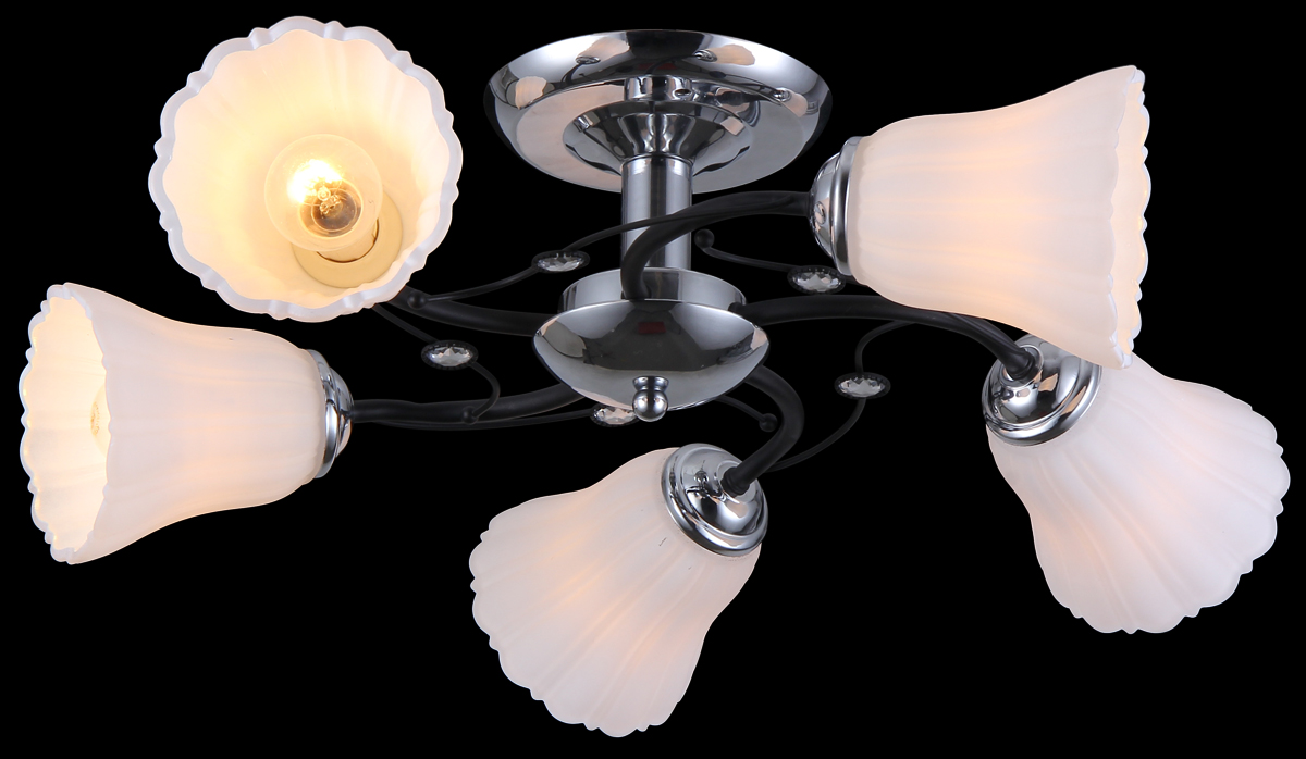 Люстра Natali Kovaltseva 11477/5C Dark Chrome11477/5C DARK CHROME Люстра Natali Kovaltseva 11477/5C Dark Chrome11477/5C DARK CHROMEВ коллекциях NATALI KOVALTSEVA представлены разные стили – от классики до хайтека. Дизайн и технологическая составляющая продукции разрабатывается в R&D центре компании, который находится в г. Дюссельдорф, Германия. При производстве нашей продукции используются высококачественные и эксклюзивные материалы: хрусталь ASFOR, муранское стекло, перламутр, 24-каратное золото, бронза. Производство светильников соответствует стандарту системы менеджмента качества ISO 9001-2000. На всю продукцию ТМ Natali Kovaltseva распространяется гарантия.