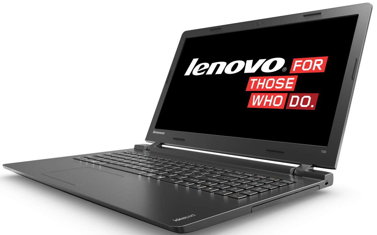 Lenovo IdeaPad 100-15IBY, Black (80MJ00DWRK)80MJ00DWRK Lenovo IdeaPad 100-15IBY, Black (80MJ00DWRK)80MJ00DWRKТонкий, доступный по цене 15,6-дюймовый ноутбук Lenovo IdeaPad 100. Все, что нужно. Ничего лишнего. Если вы ищете недорогой производительный ноутбук, выбирайте IdeaPad 100.Созданы для спокойствия:Вы когда-нибудь работали с ноутбуком в кафе? Оставлять его на столике без присмотра довольно опасно. К счастью, Ideapad 100 можно защитить замком Kensington MiniSaver. Прочный тросик позволит пристегнуть устройство к тяжелому или неподвижному предмету, а затем спокойно отойти к столику друзей или за новой чашкой кофе.Тонкий, легкий и портативный:Хватить изнывать под тяжестью громоздкого ноутбука. Модель Ideapad 100 имеет всего 22,6 мм в толщину и весит около 2 кг - идеальный вариант для поездок и путешествий.Модули подключения:С помощью модулей связи Wi-Fi стандарта 802.11 b/g/n и Bluetooth 4.0 вы с легкостью сможете подключиться к Интернету отовсюду.Точные характеристики зависят от модификации.Ноутбук сертифицирован EAC и имеет русифицированную клавиатуру и Руководство пользователя.