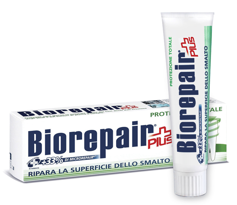 Biorepair зубная паста для комплексной защиты полости рта, Total Protection Plus, 100 млGA1053700 Biorepair зубная паста для комплексной защиты полости рта, Total Protection Plus, 100 млGA1053700Восстанавливает зубную эмаль с помощью microrepair. Устраняет зубной нале?т и предотвращает появление зубного камня, низкая абразивность и высокое содержание запатентованного компонента Микрорипейр