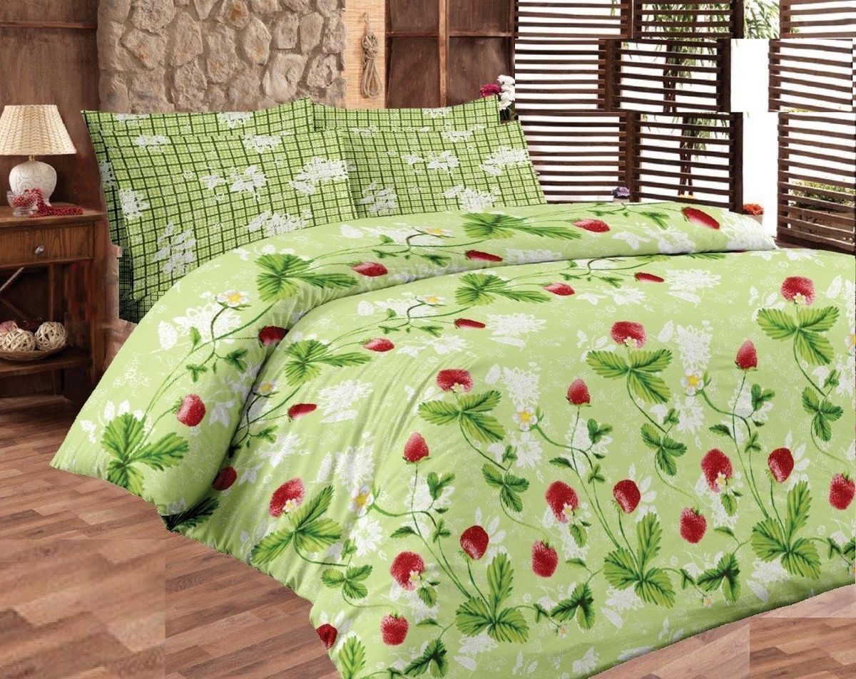 Комплект белья Liya Home Collection Клубничный день, 2-спальный, наволочки 70x70, цвет: голубой. 15151500001751515150000175 Комплект белья Liya Home Collection Клубничный день, 2-спальный, наволочки 70x70, цвет: голубой. 15151500001751515150000175Liya Tekstil производитель тканей и готовой продукции для дома.В нашем ассортименте комплекты постельного белья из - поплина ( 100% хлопок пл 115х125 гр/м2 ),- сатина ( 100% хлопок пл 130х140 гр/м2,) ,поликаттон (60%хлопка,40%пэ 115гр/м2), крашение реактив.Мы гарантируем ГОСТовский пошив наших комплектов, эксклюзивная упаковка которая пользуется спросом на рынке.