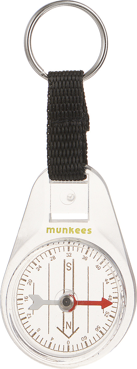Брелок-компас "Munkees", с кольцом для ключа