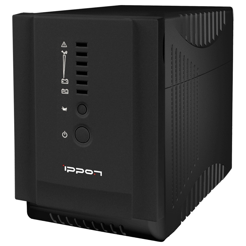 Источник бесперебойного питания Ippon Smart Power Pro 1000, Black9C56-63031-H0 Источник бесперебойного питания Ippon Smart Power Pro 1000, Black9C56-63031-H0Источники бесперебойного питания (UPS) серии Smart Power Pro предназначены для защиты персональных компьютеров, рабочих станций, серверов и другого важного компьютерного оборудования от основных неполадок с электропитанием: высоковольтных выбросов, электромагнитных и радиочастотных помех, понижений, повышений и полного исчезновения напряжения в электросети.