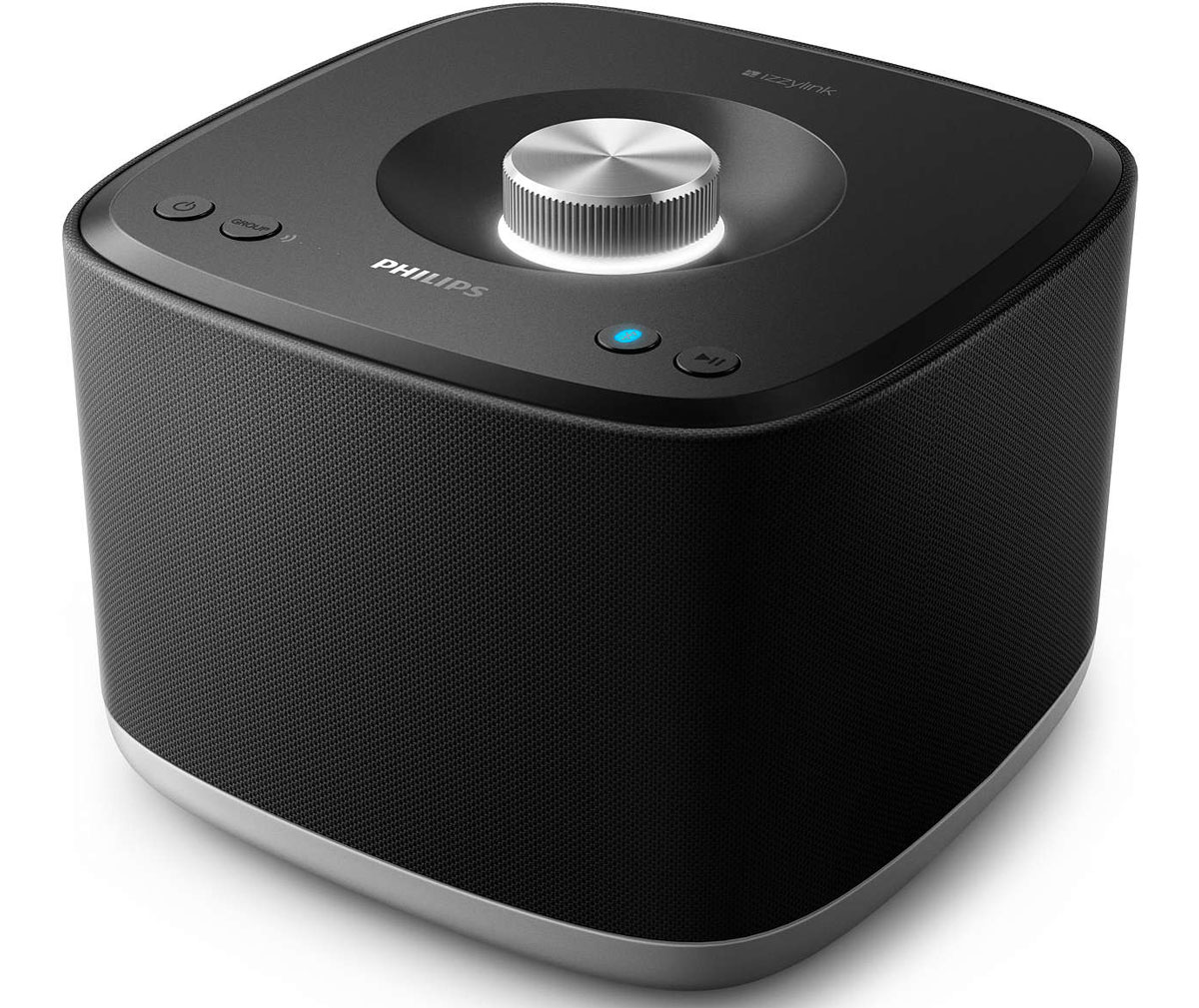 Philips BM5B/10 беспроводная акустическая системаBM5B/10 Philips BM5B/10 беспроводная акустическая системаBM5B/10Беспроводная мультирум-аудиосистема Philips BM5B/10 воспроизводит музыку через Bluetooth. Простым нажатием кнопки вы сможете включить беспроводное воспроизведение музыки в разных комнатах, подключив одновременно до 5 АС Izzy. Простая настройка без использования маршрутизатора, пароля и приложений.Данная модель воспроизводит в потоковом режиме музыку с телефона, планшета или компьютера вне зависимости от того, какое приложение вы используете для прослушивания музыки и радиостанций. Беспроводная технология izzylink использует стандарт IEEE 802.11n для объединения нескольких АС и создания беспроводной сети, к которой можно подключить до пяти систем без использования роутера, пароля Wi-Fi или мобильного приложения на смарт-устройстве.Вы сможете наслаждаться музыкой одновременно в разных комнатах, добавив АС izzy в сеть. Простым нажатием кнопки выбирайте для каждой АС режим индивидуального воспроизведения или режим группы для прослушивания музыки сразу в нескольких комнатах. Установка без роутера, пароля и приложений. Просто удерживайте кнопку Group на обеих АС при первоначальной настройке. Повторите действие для добавления третьей, четвертой и пятой АС. При каждом долгом нажатии кнопки Group добавляется новая АС — теперь слушать музыку разных комнатах очень просто! По завершении сеть izzylink сохранит все данные, даже если АС будет отключена от сети. В каждой группе izzylink любая АС может быть выбрана в качестве ведущей для передачи музыки на другие АС. Для этого просто нажмите кнопку Bluetooth на АС в одной комнате — моментально начнется передача музыки с вашего устройства. На других АС из этой группы izzylink также начнется синхронное воспроизведение музыки. Делиться любимой музыкой теперь так просто! Акустическая система оснащена двумя первоклассными излучателями 2,5, которые обеспечивают мощное заполняющее комнату звучание. Басовые порты расширяют диапазон низких частот и создают объемный и динамичный звук. В потоковом режиме воспроизводите музыку на телефоне, планшете или компьютере через любое приложение для прослушивания композиций или радиостанций. Передавайте любимую музыку в каждую комнату с помощью беспроводной технологии Bluetooth.Поддержка iPad / iPhone / iPodПоддержка устройств на базе Android