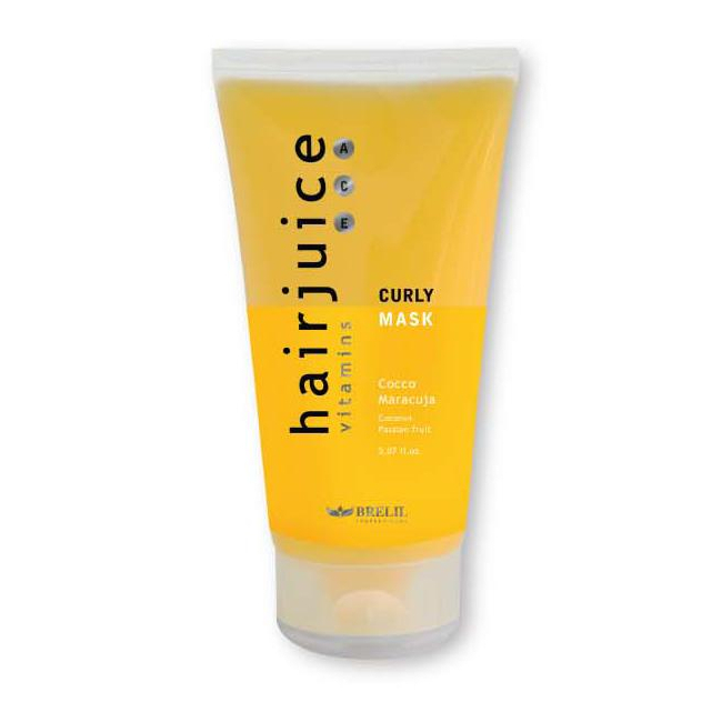 Brelil Маска для вьющихся волос HairJuice Curly Mask, 150 млB044045 Brelil Маска для вьющихся волос HairJuice Curly Mask, 150 млB044045Маска Brelil Professional Hair Juice создана специально для вьющихся волос. Маска дисциплинирует вьющиеся волосы, питает их ценными компонентами, полученными из тропических фруктов, отлично увлажняет и витаминизирует кожу головы и волосы. Также маска содержит антиоксиданты, которые препятствуют преждевременному старению кожи. Благодаря маске волосы становятся более мягкими, шелковистыми и блестящими. Маска помогает регулировать липидный баланс кожи, не забивает поры кожи, сглаживает микроповреждения на поверхности волос, склеивает чешуйки кутикулы.