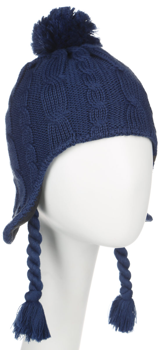 Шапка женская Jack Wolfskin Stormlock Pompom Cap W, цвет: синий. 1905081-1165. Размер 51/541905081-1165 Шапка женская Jack Wolfskin Stormlock Pompom Cap W, цвет: синий. 1905081-1165. Размер 51/541905081-1165Вязаная шерстяная шапка Jack Wolfskin с согревающей флисовой внутренней стороной. На улице сохраняет уши в тепле: для вязаной шапки Stormlock Pompom использовалась комбинация из шерсти и флиса. Внешний материал из натуральной шерсти скомбинирован с синтетическим волокном, поэтому он особенно хорошо согревает и быстро высыхает. Внутри очень теплый флис обеспечивает приятное ощущение комфорта, когда вы путешествуете в холодную погоду. Кроме того, материал ветронепроницаемый и дышащий, поэтому защищает голову от холода.Модель выполнена крупным вязанным узором, ушки шапки немного удлинены и оформлены декоративными канатиками. Верх шапки дополнен пушистым помпоном. Шапка не только теплый головной убор, но и изящный аксессуар. Она подчеркнет ваш стиль и индивидуальность!