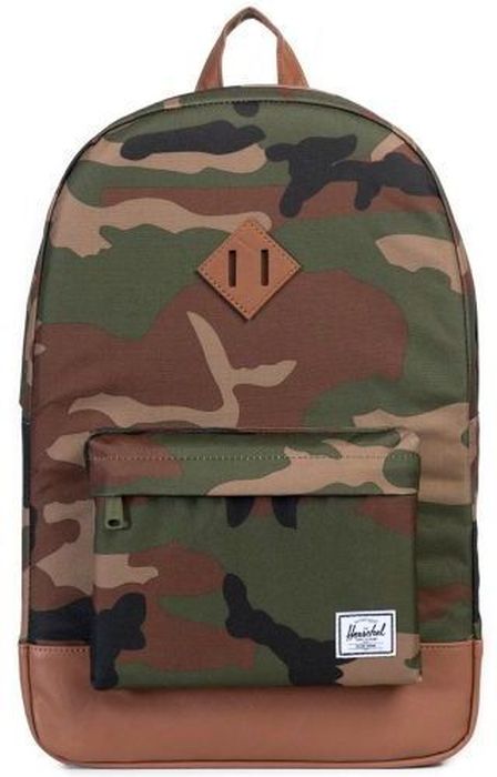 Рюкзак городской Herschel Heritage Woodland Camo Tan, 21,5 л10007-00032-OS Рюкзак городской Herschel Heritage Woodland Camo Tan, 21,5 л10007-00032-OSРюкзак Herschel Heritage Woodland Camo Tan целиком и полностью оправдывает свое название, выражая совершенство в лаконичных и идеальных линиях. Этот рюкзак создан для любых целей и поездок и отлично впишется в абсолютно любой стиль. Основное отделение закрывается на застежку-молнию. Внешняя сторона дополнена накладным карманом на застежке-молнии. Лямки регулируются, что позволяет менять положение рюкзака на спине.