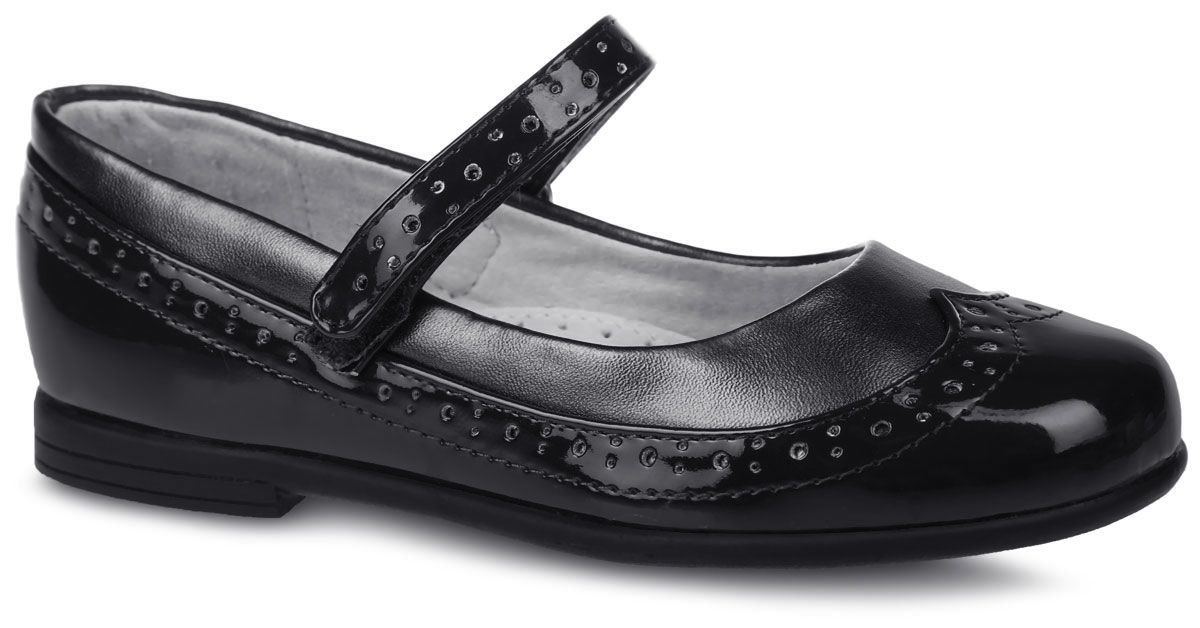 Туфли для девочки Mursu, цвет: черный. 200548. Размер 31