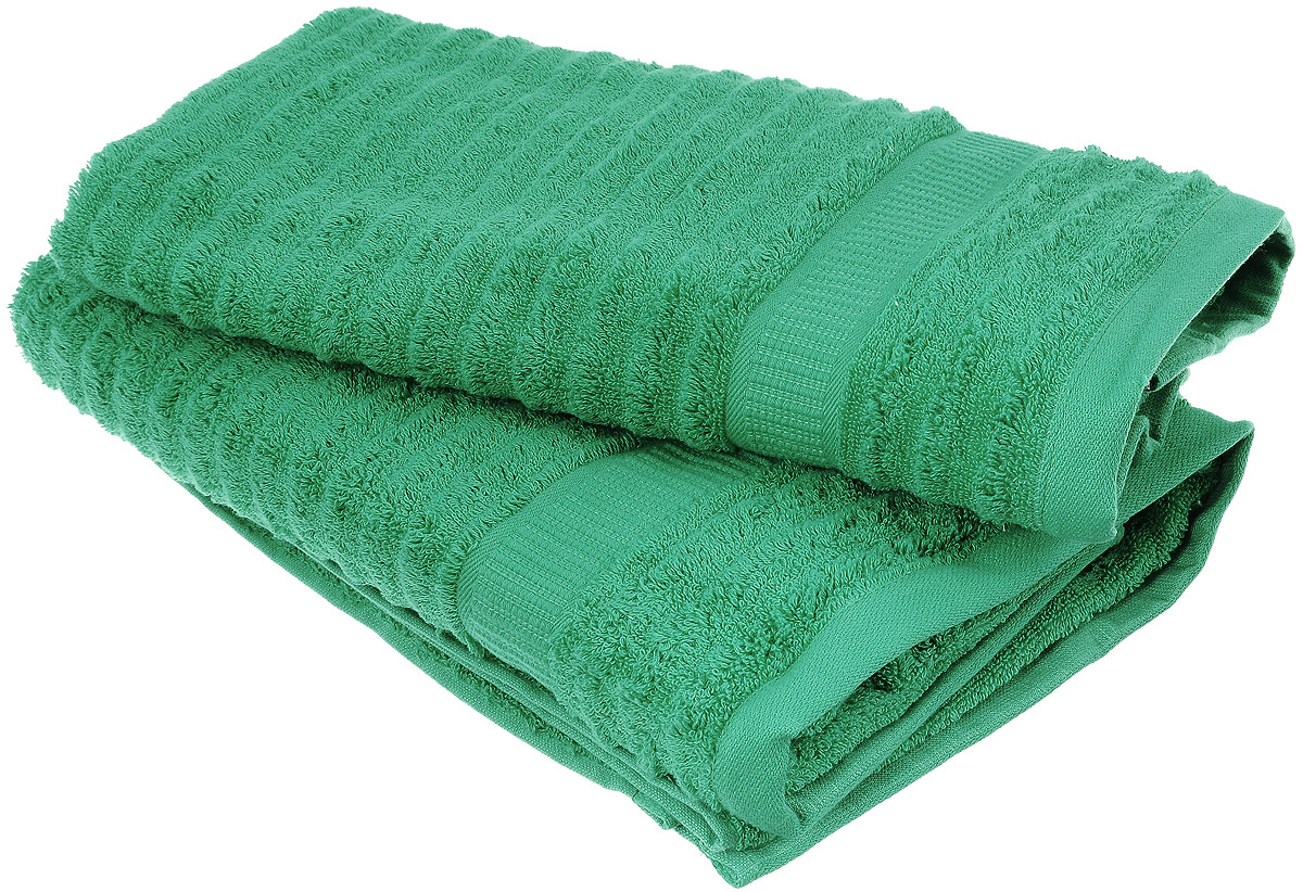 Набор хлопковых полотенец Home Textile, цвет: зеленый, 2 штLX-OZ18 Набор хлопковых полотенец Home Textile, цвет: зеленый, 2 штLX-OZ18Набор Home Textile состоит из двух полотенец разного размера, выполненных из качественной натуральной махры (100% хлопок). Полотенца имеют ворс различной длины, что создает рельефную текстуру, и классический бордюр. Мягкие и уютные, они прекрасно впитывают влагу и легко стираются. Кроме того, хлопковые полотенца отличаются высокой износоустойчивостью и долгим сроком службы. Такой набор полотенец подарит массу положительных эмоций и приятных ощущений.