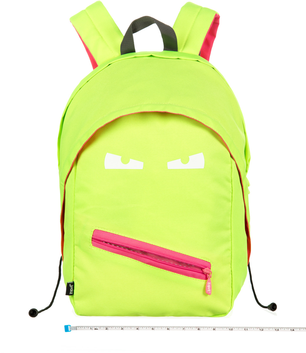 Zipit Рюкзак Grillz Backpacks цвет лаймZBPL-GR-3 Zipit Рюкзак Grillz Backpacks цвет лаймZBPL-GR-3Классный дизайн - с Zipit Grillz рюкзак дети будут с хорошим настроением весь день! Крыша, глаза и растегивающийся рот - это отличает рюкзак от других! У рюкзака одно основное отделение и один маленький внешний карман. Мягкая спинка и регулируемые мягкие ремни - все, что нужно для комфорта!