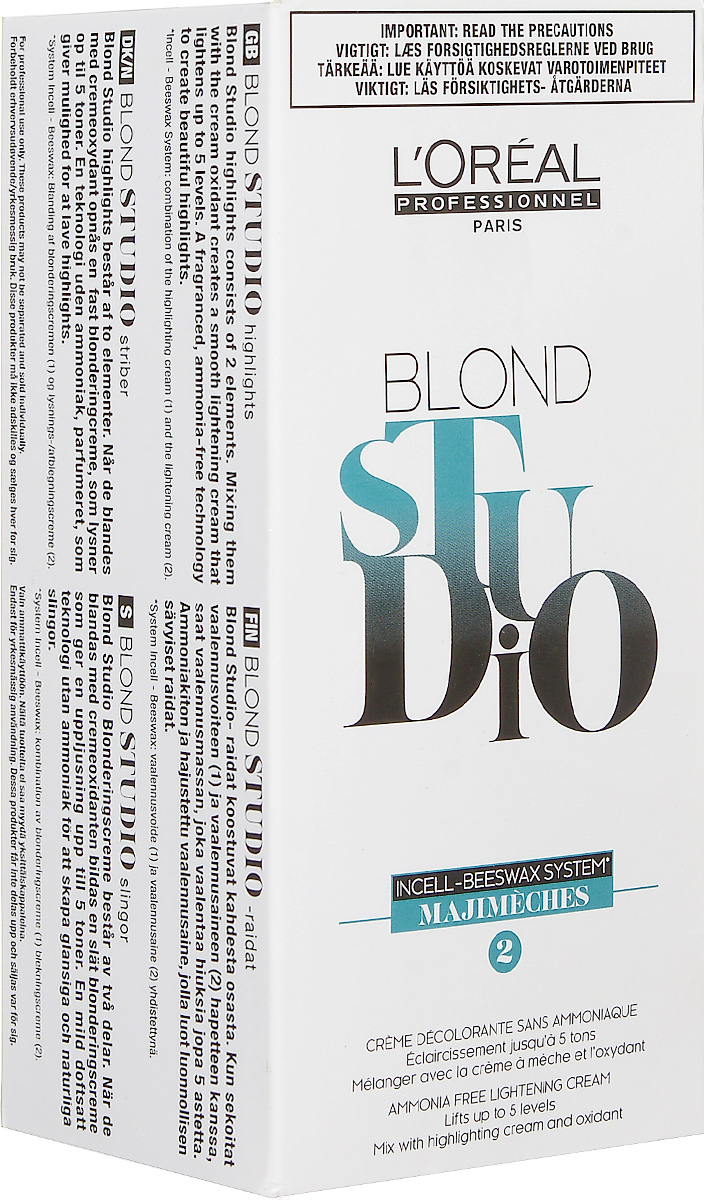 LOreal Professionnel Осветляющий крем Majimeches, 6 шт х 25 гE0774700 LOreal Professionnel Осветляющий крем Majimeches, 6 шт х 25 гE0774700Oreal Professionnel Majimeches Осветляющий крем инновационная разработка французской компании Лореаль. Она представлена в виде системы из двух продуктов, которые, при смешивании с оксидантом образуют густую кремообразную массу для мелирования. Степень осветления доступна в 5 тонах. Осветление происходит очень быстро, в течении 15 минут под воздействием тепла вы получите нужный вам оттенок. Технология выполнена без аммиака, что делает работу со средством приятной и безопасной.В результате процедуры осветления волосы остаются мягкими и блестящими, а так же приобретают здоровый, ухоженный вид.