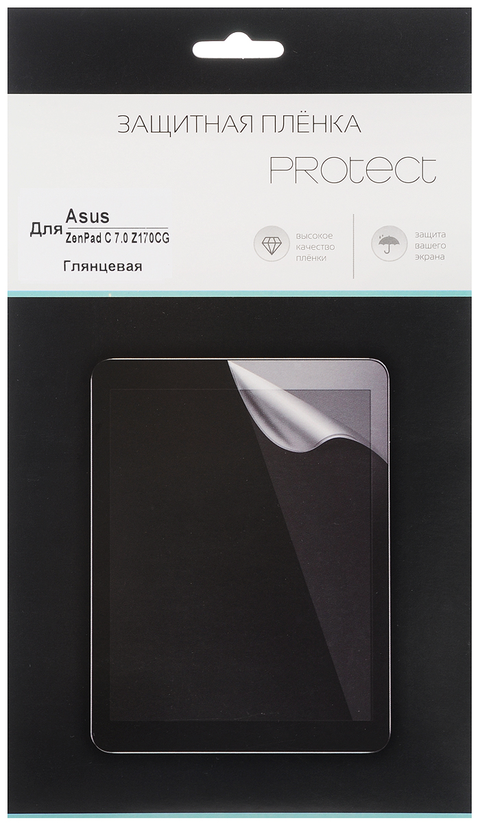 Protect защитная пленка для Asus ZenPad C 7.0 Z170CG, глянцевая21742 Protect защитная пленка для Asus ZenPad C 7.0 Z170CG, глянцевая21742Защитная пленка Protect для Asus ZenPad C 7.0 Z170CG предохранит дисплей от пыли, царапин, потертостей и сколов. Пленка обладает повышенной стойкостью к механическим воздействиям, оставаясь при этом полностью прозрачной.