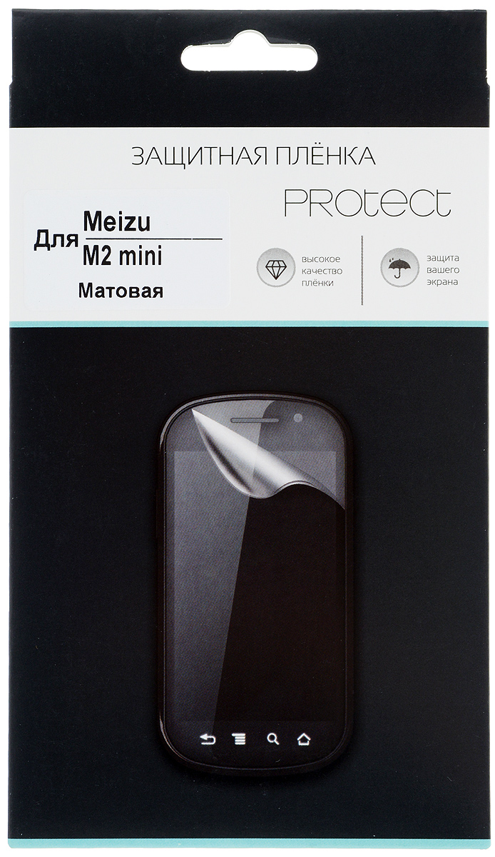 Protect защитная пленка для Meizu M2 mini, матовая24808 Protect защитная пленка для Meizu M2 mini, матовая24808Защитная пленка Protect предохранит дисплей Meizu M2 mini от пыли, царапин, потертостей и сколов. Пленка обладает повышенной стойкостью к механическим воздействиям, оставаясь при этом полностью прозрачной. Она практически незаметна на экране гаджета и сохраняет все характеристики цветопередачи и чувствительности сенсора.