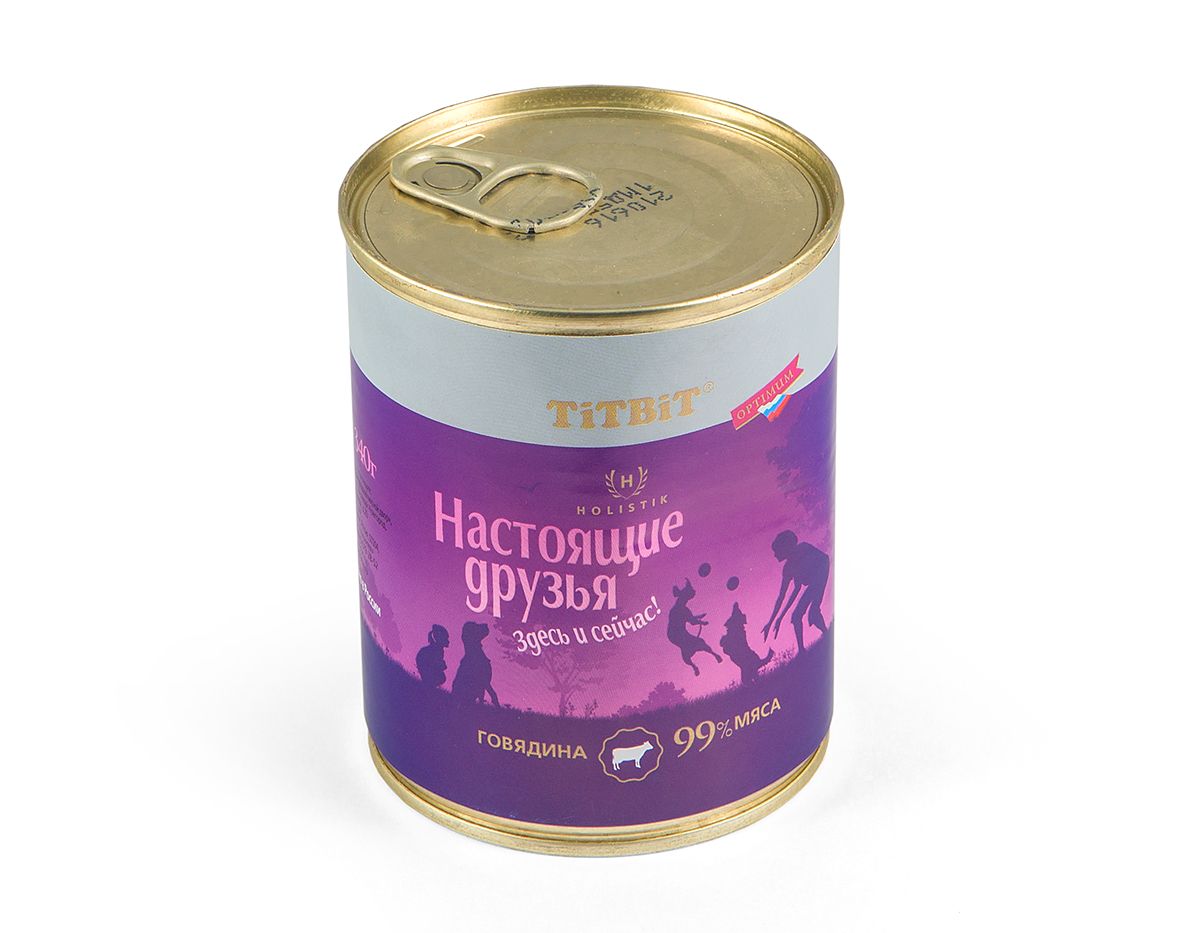 Консервы для собак Titbit Настоящие друзья. Мясное ассорти, с говядиной, 340 г7051 Консервы для собак Titbit Настоящие друзья. Мясное ассорти, с говядиной, 340 г7051Консервы для собак Titbit Настоящие друзья. Мясное ассорти - полнорационный корм, представляющий собой фарш из нескольких видов мясного сырья (мясо, качественные субпродукты) и пшеничных волокон. Благодаря высокой усвояемости и содержанию исключительно натуральных компонентов, корм обеспечивает организм животного всеми необходимыми микроэлементами и витаминами.Состав: говядина, курица, субпродукты, ферментированный рис, вода, животный белок, масло растительное, пшеничные волокна, желеобразователь, морская соль.Пищевая ценность: протеин 9 г, жир 10 г, зола 0,5 г, влага 20 г.Товар сертифицирован.