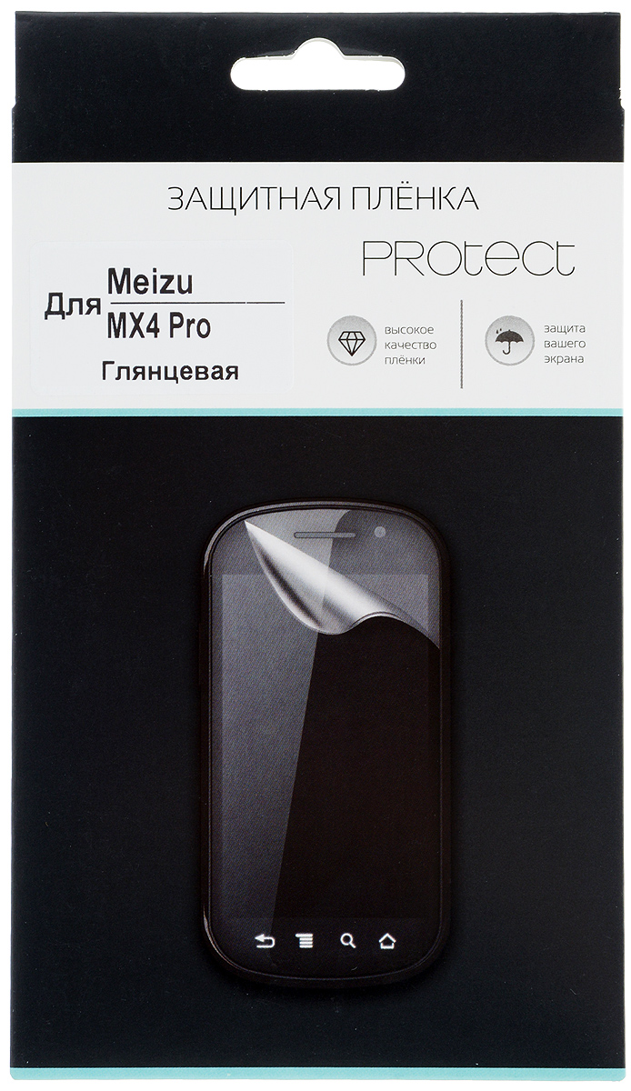 Protect защитная пленка для Meizu MX4 Pro, глянцевая24803 Protect защитная пленка для Meizu MX4 Pro, глянцевая24803Защитная пленка Protect предохранит дисплей Meizu MX4 Pro от пыли, царапин, потертостей и сколов. Пленка обладает повышенной стойкостью к механическим воздействиям, оставаясь при этом полностью прозрачной. Она практически незаметна на экране гаджета и сохраняет все характеристики цветопередачи и чувствительности сенсора.