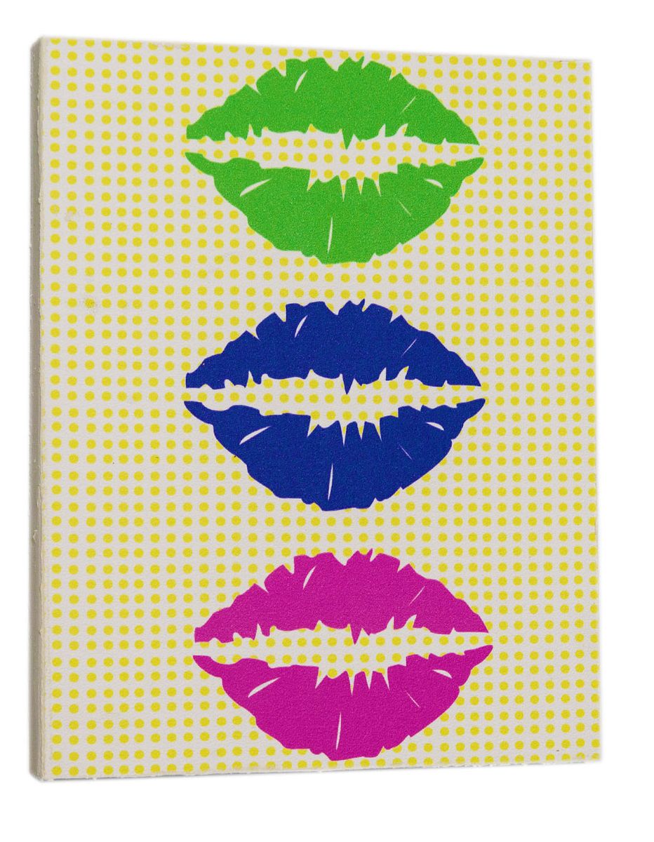 Картина Mister Poster Разноцветные губы, 24 х 30 см0041-24-30 Картина Mister Poster Разноцветные губы, 24 х 30 см0041-24-30Картина Mister Poster - это высококачественная репродукция на деревянной раме. Лицевая поверхность имитирует штукатурку или натуральный холст, края окрашены вручную специальным декоративным составом.Современные технологии, уникальное оборудование и оригинальные чернила, используемые при изготовлении, делают постер устойчивым к выцветанию, а также гарантируют стойкость к воздействию негативных внешних факторов. Интерьер дома и офиса, в котором находится человек, в значительной степени влияет на его настроение и работоспособность. Правильное оформление интерьера создает благоприятный психологический климат, улучшает настроение и мотивирует. Добавьте «красок» в ваш интерьер и, возможно, в вашу жизнь.