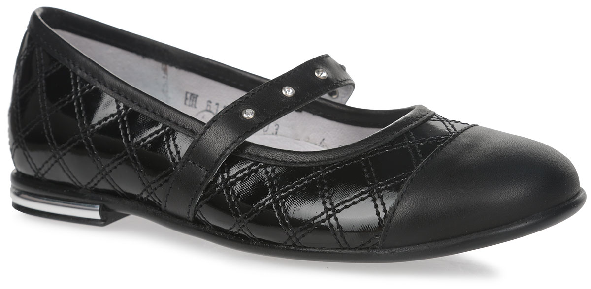 Туфли для девочки Elegami, цвет: черный. 6-612891603. Размер 30