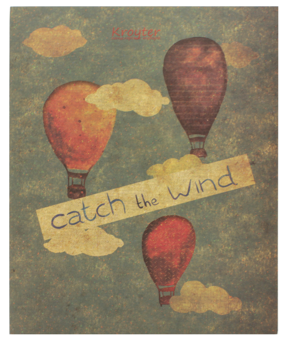 Kroyter Тетрадь Catch The Wind 48 листов в клетку06319/455197 Kroyter Тетрадь Catch The Wind 48 листов в клетку06319/455197Тетрадь Kroyter Catch The Wind формата A5+ отлично подойдет для различных записей.Обложка, выполненная из мелованного картона, позволит сохранить тетрадь в аккуратном состоянии на протяжении всего времени использования. Внутренний блок тетради, соединенный двумя металлическими скрепками, состоит из 48 листов белой бумаги. Стандартная линовка в клетку.