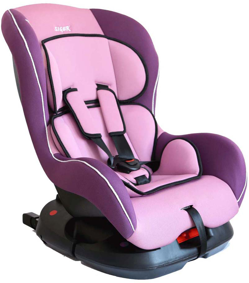 Siger Автокресло Наутилус IsoFix цвет фиолетовый от 0 до 18 кгKRES0196 Siger Автокресло Наутилус IsoFix цвет фиолетовый от 0 до 18 кгKRES0196Детское автокресло Siger Наутилус Isofix разработано для детей от рождения и до 4 лет, весом до 18 кг. Относится к возрастной группе 0/1.Мягкий подголовник, мягкий вкладыш, специальная ортопедическая спинка и накладки внутренних ремней повышают уровень комфорта во время поездки.Чехол автокресла изготовлен из качественного износостойкого и гипоаллергенного материала, легко стирается.Благодаря особой анатомической форме сидения и системе наклона кресла, ребенок находится в оптимальном для возраста положении во время поездки. Это гарантирует правильное развитие опорно-двигательного аппарата.Особая форма подголовника и увеличенная боковая поддержка снизу обеспечивают защиту ребенка в случае бокового удара.За счет европейской системы крепления Isofix достигается безошибочная установка кресла в два щелчка. Автокресло крепится к силовому каркасу автомобиля, что обеспечивает повышенную безопасность.Детские удерживающие устройства Siger разработаны и выполнены в России с учетом анатомии российских детей. Двухпозиционная регулировка внутренних ремней позволяет адаптировать кресло под зимнюю и летнюю одежду ребенка. Автокресло успешно прошло все необходимые краш-тесты и имеет сертификат соответствия техническому регламенту РФ и таможенному союзу.