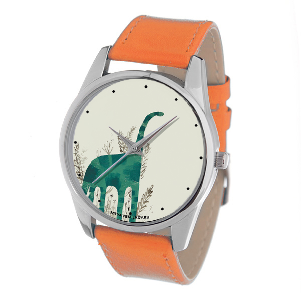 Часы Mitya Veselkov Зеленый динозавр. Color-122