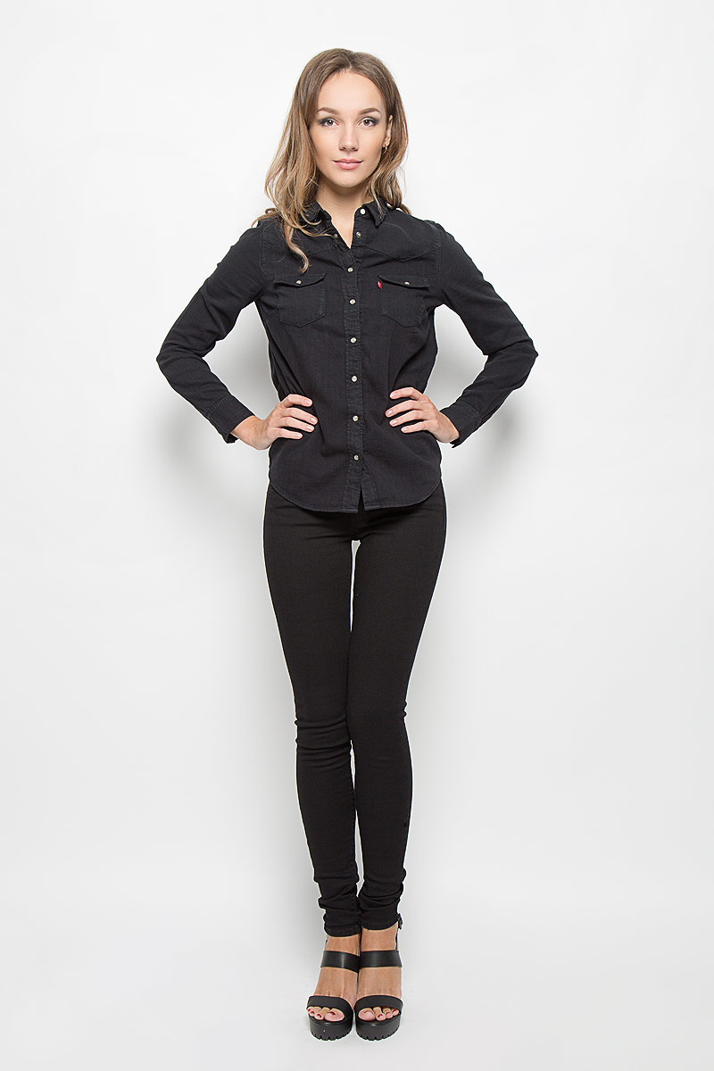 Джинсы женские Levis® 710, цвет: черный. 1778000050. Размер 26-34 (40/42-34)1778000050 Джинсы женские Levis® 710, цвет: черный. 1778000050. Размер 26-34 (40/42-34)1778000050Стильные женские джинсы Levis® 710 станут отличным дополнением к вашему гардеробу. Изготовленные из хлопка с добавлением полиэстера и эластана, они мягкие и приятные на ощупь, не сковывают движения и позволяют коже дышать.Джинсы средней посадки полностью облегают по ноге, застегиваются на металлическую пуговицу и имеют ширинку на застежке-молнии, а также шлевки для ремня. Спереди модель оформлена двумя втачными карманами и одним небольшим секретным кармашком, а сзади - двумя накладными карманами. Современный дизайн и расцветка делают эти джинсы модным предметом одежды. Это идеальный вариант для тех, кто хочет заявить о себе и своей индивидуальности и отразить в имидже собственное мировоззрение.