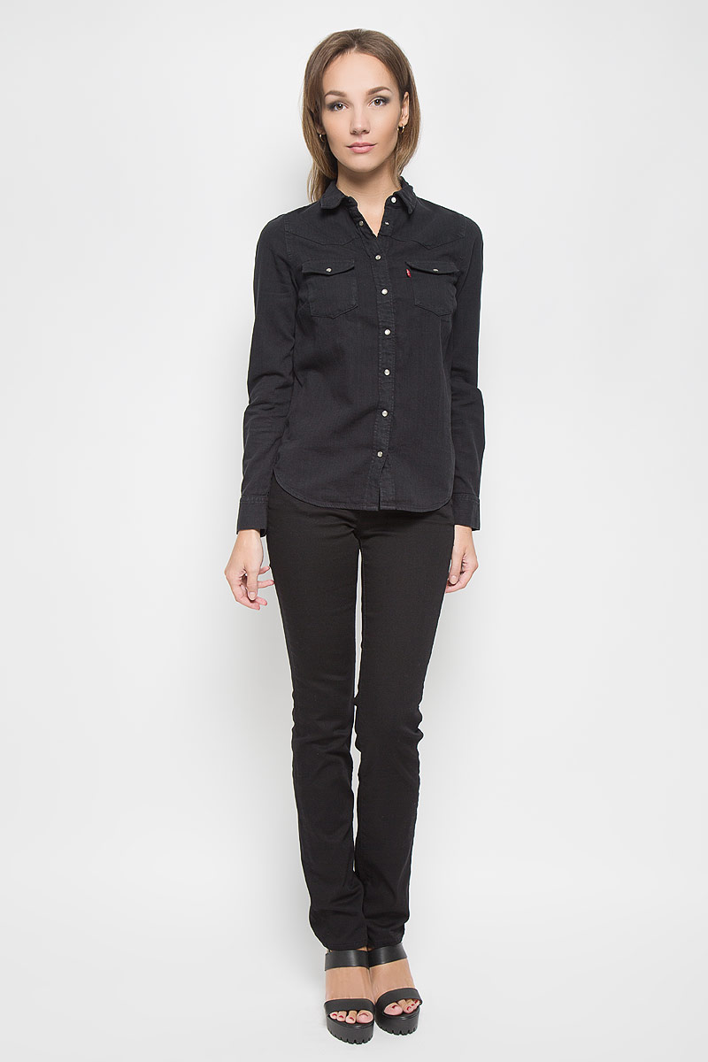Джинсы женские Levis® 714, цвет: черный. 2183400010. Размер 26-32 (40/42-32)2183400010 Джинсы женские Levis® 714, цвет: черный. 2183400010. Размер 26-32 (40/42-32)2183400010Стильные женские джинсы Levis® 714 станут отличным дополнением к вашему гардеробу. Изготовленные из высококачественного комбинированного материала, они мягкие и приятные на ощупь, не сковывают движения и позволяют коже дышать. Джинсы прямого кроя по поясу застегиваются на металлическую пуговицу и имеют ширинку на застежке-молнии, а также шлевки для ремня. Модель имеет классический пятикарманный крой: спереди - два втачных кармана и один маленький накладной, а сзади - два накладных кармана.Современный дизайн и расцветка делают эти джинсы модным предметом одежды. Это идеальный вариант для тех, кто хочет заявить о себе и своей индивидуальности и отразить в имидже собственное мировоззрение.