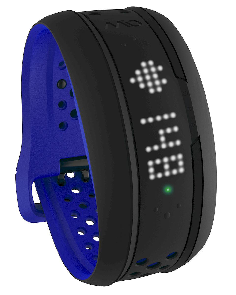 Фитнес-трекер Mio FUSE Cobalt Small-Medium, цвет: черный, синий59P-REG-BLU Фитнес-трекер Mio FUSE Cobalt Small-Medium, цвет: черный, синий59P-REG-BLUMio FUSE - это продвинутый фитнес-трекер, снабженный высокоточным оптическим пульсометром, который умеет дифиренцированно отслеживать повседневную активность и интенсивные тренировки. Одна из уникальных особенностей - отслеживание качества сна по особому алгоритму, учитывающему динамические изменения пульса.- Датчик пульса (MIO Optical Heart Rate Technology)- Подключается к смартфонам по Bluetooth Smart (Bluetooth 4.0)- Возможность подключения по ANT+ к совместимому спортивному оборудованию- Отображение пульса на дисплее в режиме реального времени- Часы и хронограф для записи тренировки без подключения к смартфону- Отслеживание ежедневной активности и качества сна на базе пульса- Подсчет затраченных калорий исходя из нагрузки на сердце (пульса)- Отображение данных тренировки на дисплее (темп, скорость, дистанция)- RGB-светодиод, индицирующей одну из пяти пульсовых зон- Вибро-уведомления о переходах между зонами ЧСС- Монохромный светодиодный дисплей / водонепроницаемость - 30м- Аккумулятор: 6-7 дней при 1 часе в режиме тренировки в день- Память: 14 дней в базовом режиме / до 30 часов данных тренировок- Совместимость: iPhone & Android, GPS-часы, велокомпьютеры и другое спортивное оборудование- Собственнные приложения и популярные сторонние (Runkeeper, Endomondo, Nike+, Adidas, Runtastic и др.)