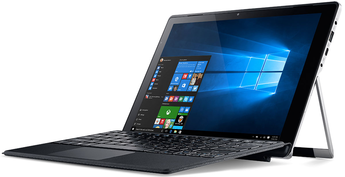 Acer Aspire Switch Alpha 12 (SA5-271-71P3)NT.LCDER.016 Acer Aspire Switch Alpha 12 (SA5-271-71P3)NT.LCDER.016Acer Aspire Switch Alpha 12- превосходная производительность без лишнего шума.Портативный корпус с регулируемым экраном и полноразмерной клавиатурой позволяет эффективно работать в любом месте. Подставку можно откидывать на 165° для максимального удобства просмотра. Благодаря резиновой противоскользящей полосе экран остается в нужном положении.Полноразмерная клавиатура с механизмом крепления на магнитных соединителях обеспечивает удобство набора текста и выполняет функцию защиты экрана. Switch Alpha 12 не занимает много места в сумке, поэтому его можно брать с собой куда угодно.Центральный процессор с системой жидкостного охлаждения и превосходные базовые функции обеспечивают отличную производительность. Безвентиляторная система охлаждения Acer LiquidLoop повышает производительность центрального процессора без шума.Порт USB 3.1 Type-C позволяет максимально передавать данные и осуществлять потоковую передачу видео с высоким разрешением на экраны 4K, а также заряжать устройство.Насладитесь великолепным звучанием и изображением благодаря 12-дюймовому сенсорному экрану с разрешением 2160 x 1440 и двум фронтальным динамикам.Разрешение тыловой камеры: 5 МпиксРазрешение фронтальной камеры: 2 МпиксТочные характеристики зависят от модификации.Ноутбук-планшет сертифицирован EAC и имеет русифицированную клавиатуру и Руководство пользователя.