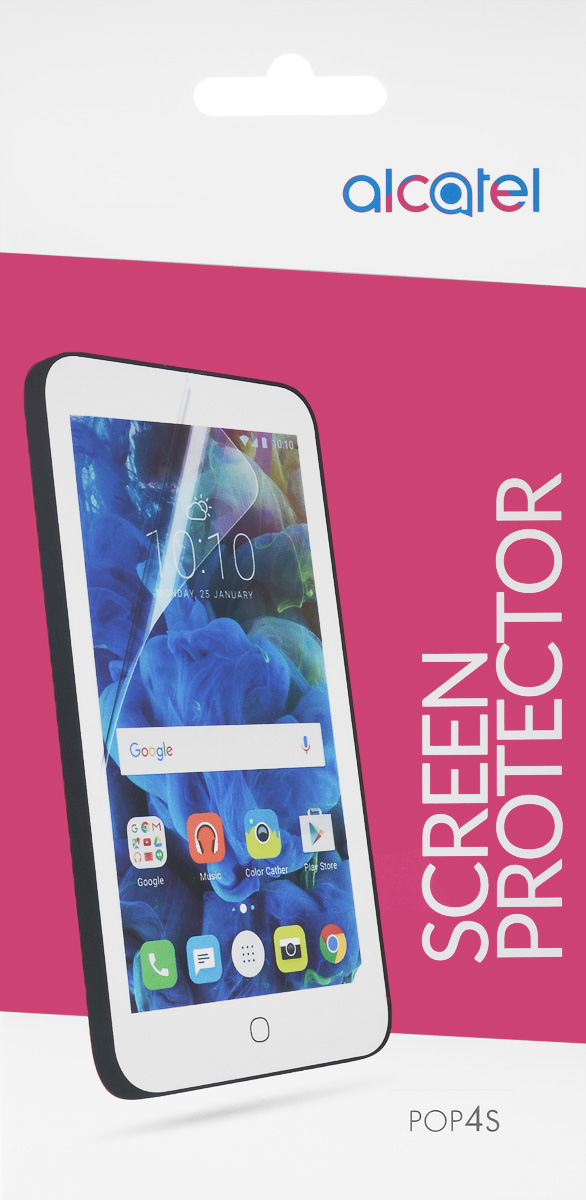 Alcatel Crystal защитная пленка для Pop 4S (OT-5095)G5095-3AALSPG-RU Alcatel Crystal защитная пленка для Pop 4S (OT-5095)G5095-3AALSPG-RUЗащитная пленка Alcatel Crystal для Pop 4S (OT-5095) надежно предохраняет экран смартфона от мелких механических повреждений, царапин и потертостей, полностью сохраняя чувствительность сенсора и яркость цветопередачи.