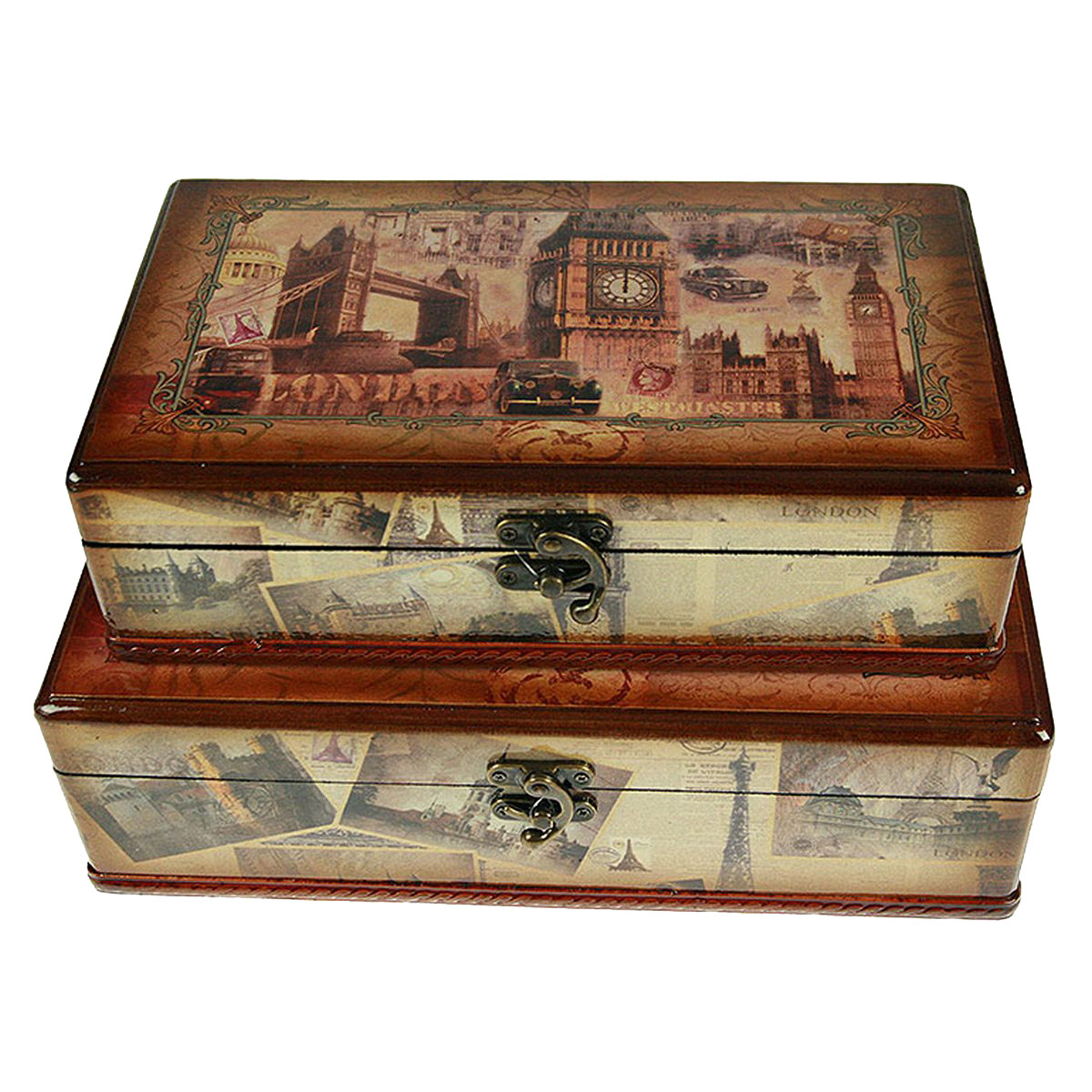 Набор сундучков Roura Decoracion, 35 х 22 х 11 см, 2 шт. 3474634746 Набор сундучков Roura Decoracion, 35 х 22 х 11 см, 2 шт. 3474634746Набор сундучков Roura Decoracion станет полезным и особо желанным подарком для женщин, так как в них можно хранить что угодно, будь то инструменты для рукоделия, украшения или просто маленькие женские секреты..Набор состоит из двух предметов. Правила ухода: регулярно удалять пыль сухой, мягкой тканью.