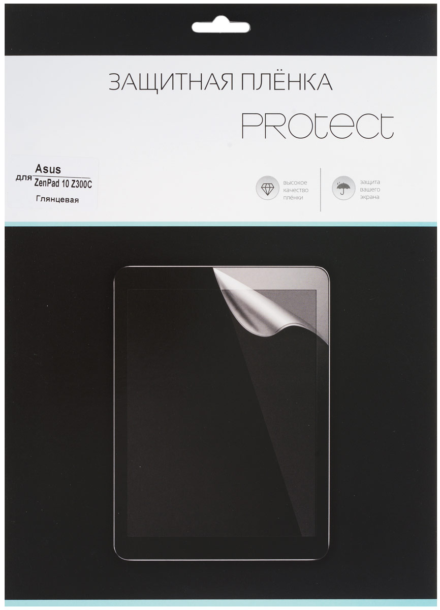 Protect защитная пленка для Asus ZenPad 10 Z300C, глянцевая21758 Protect защитная пленка для Asus ZenPad 10 Z300C, глянцевая21758Защитная пленка Protect предохранит дисплей Asus ZenPad 10 Z300C от пыли, царапин, потертостей и сколов. Пленка обладает повышенной стойкостью к механическим воздействиям, оставаясь при этом полностью прозрачной. Она практически незаметна на экране гаджета и сохраняет все характеристики цветопередачи и чувствительности сенсора.