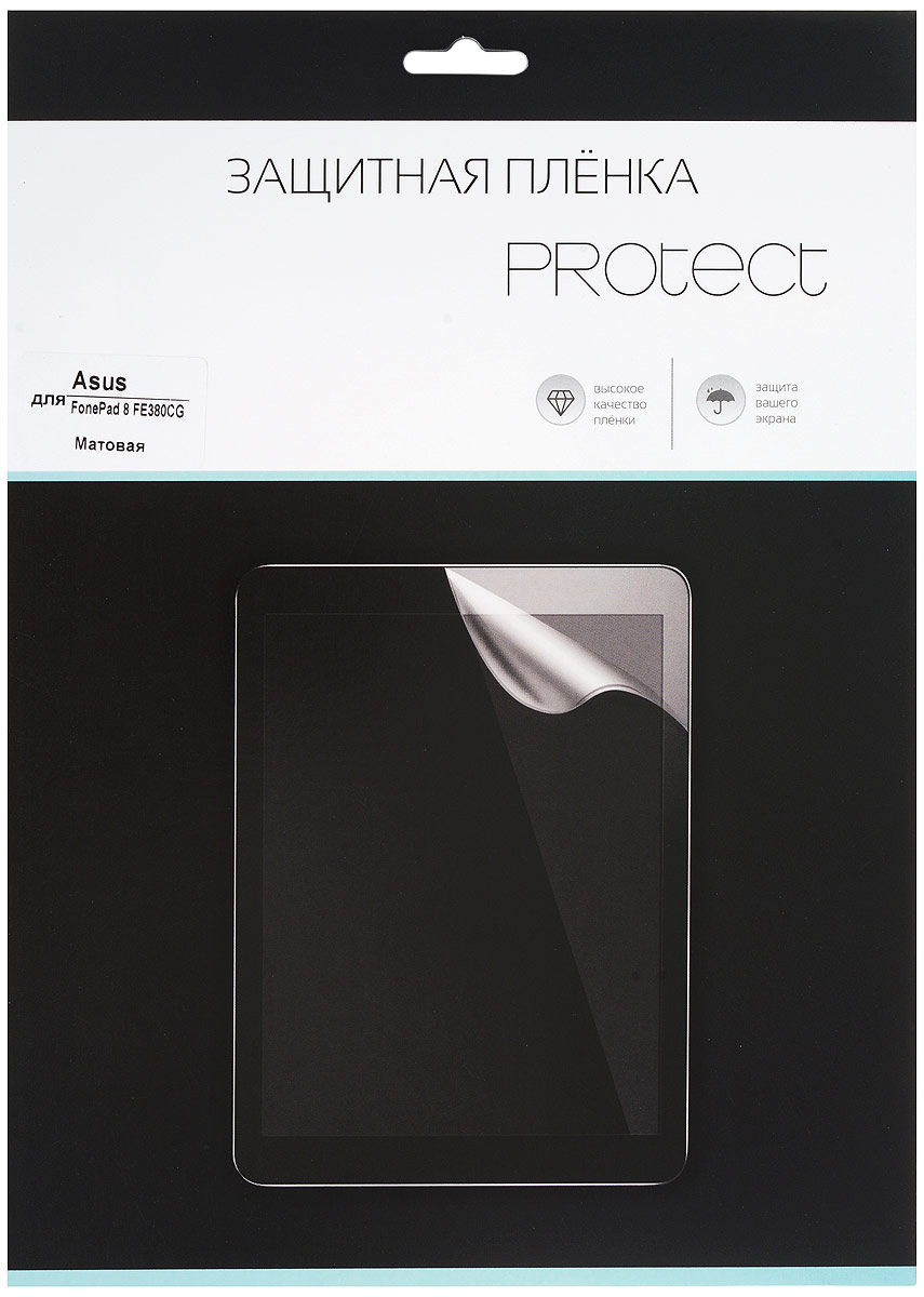 Protect защитная пленка для Asus FonePad 8 FE380CG, матовая21728 Protect защитная пленка для Asus FonePad 8 FE380CG, матовая21728Защитная пленка Protect предохранит дисплей Asus FonePad 8 FE380CG от пыли, царапин, потертостей и сколов. Пленка обладает повышенной стойкостью к механическим воздействиям, оставаясь при этом полностью прозрачной. Она практически незаметна на экране гаджета и сохраняет все характеристики цветопередачи и чувствительности сенсора.