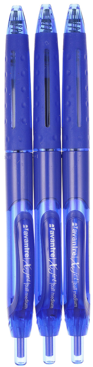 Avantre Ручка шариковая X-jet автоматическая цвет синий 3 шт