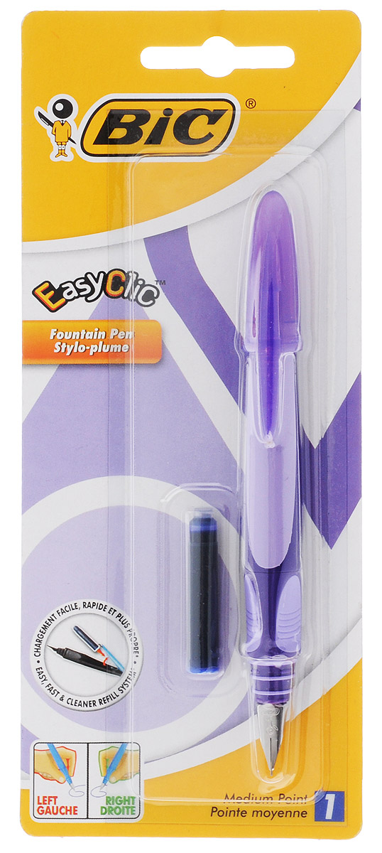 Bic Ручка перьевая Easy Click Classic цвет корпуса фиолетовый