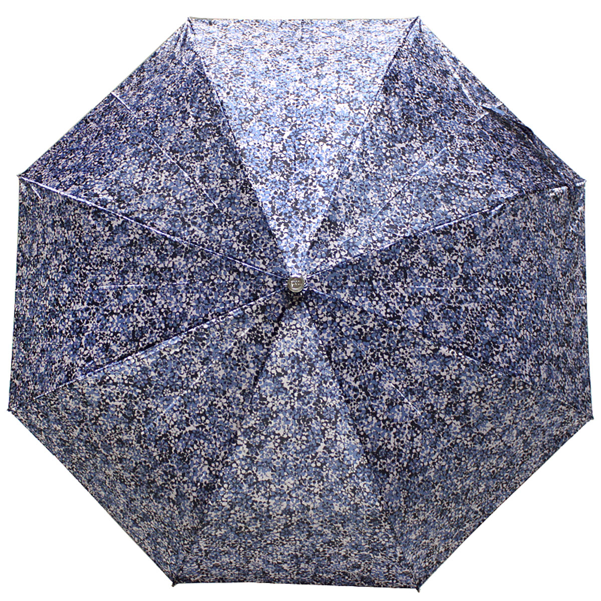 Зонт женский Vogue, полный автомат, 3 сложения, цвет: синий. 342V-3