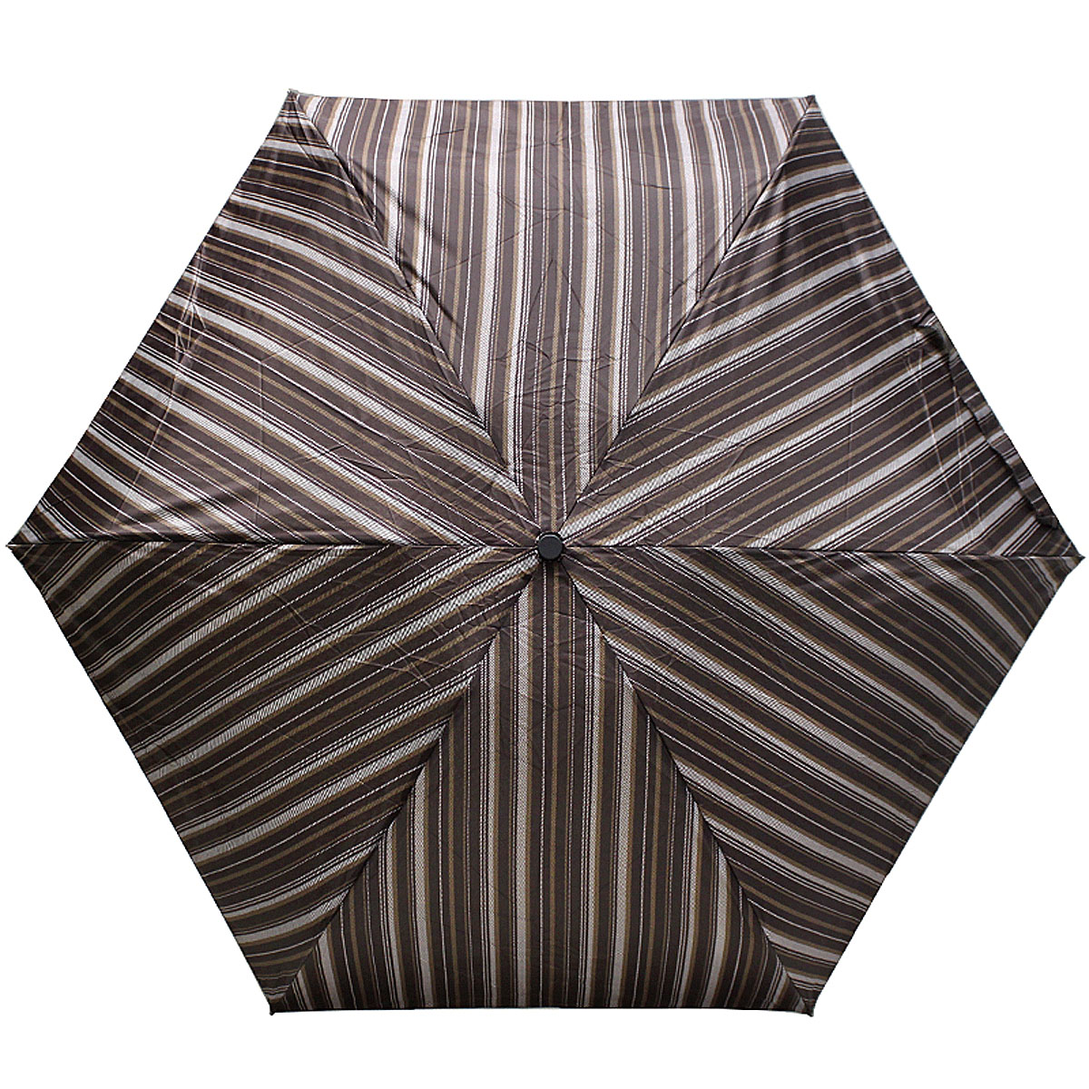 Зонт мужской Vogue, полный автомат, 4 сложения, цвет: коричневая полоска. 723V-4