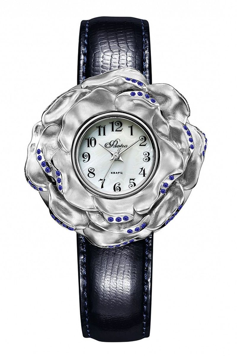 Часы наручные женские Mikhail Moskvin, цвет: серебристый, темно-синий. 1143S2-В6L2/10