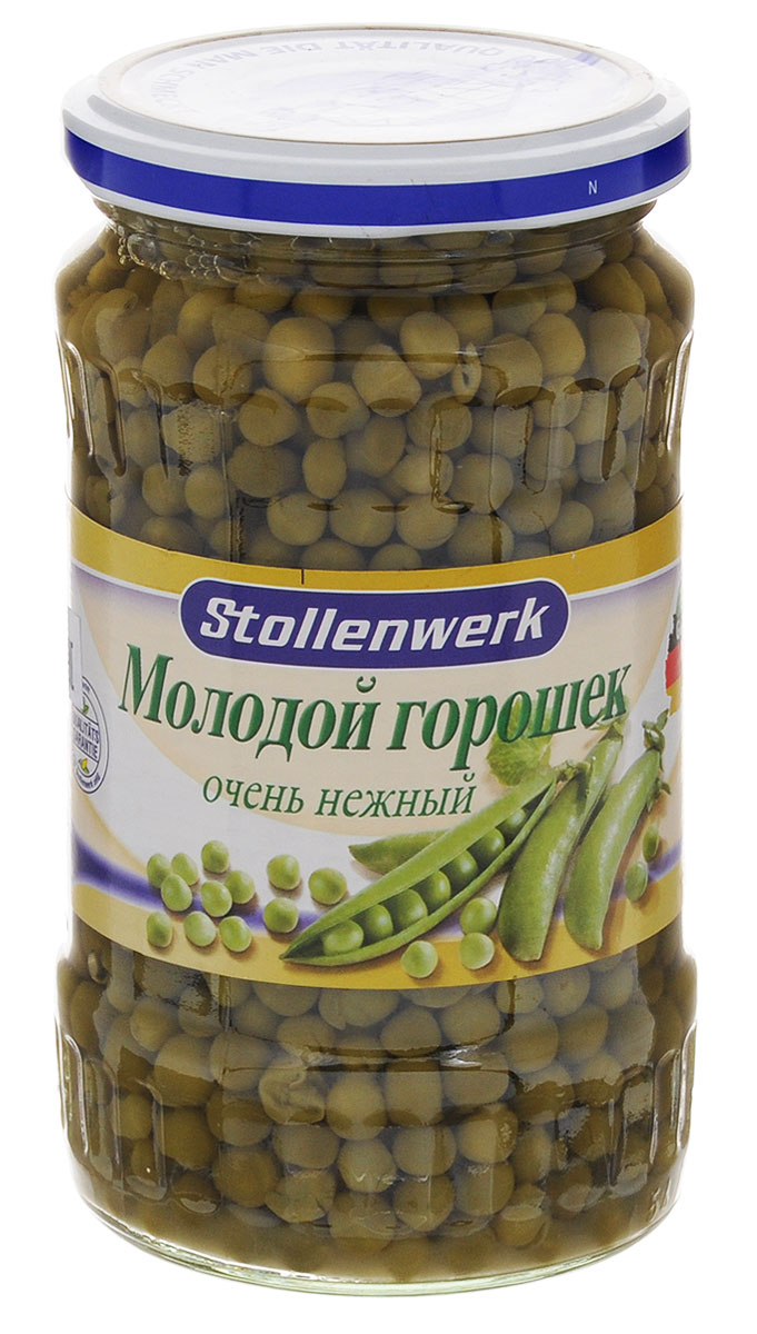 Stollenwerk горошек молодой деликатесный, 370 мл stollenwerk горошек молодой деликатесный 720 мл