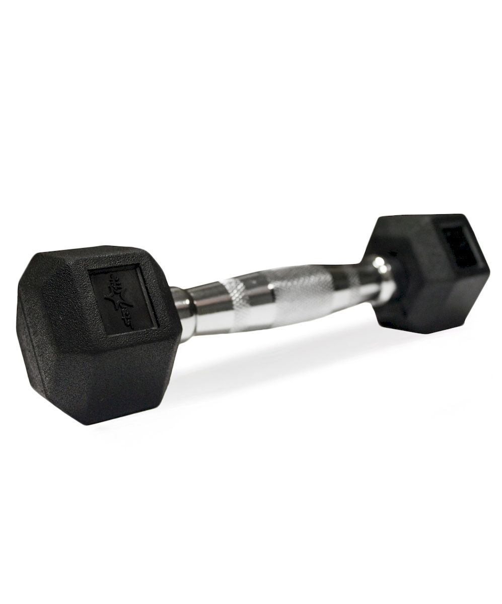 Гантель Star Fit DB-301, обрезиненная, 1 кгУТ-00007094 Гантель Star Fit DB-301, обрезиненная, 1 кгУТ-00007094Гантель Star Fit DB-301 - это незаменимый снаряд для тренировки. Она имеет обрезиненное покрытие и удобную конструкцию, поэтому она не катается по полу и не царапает его. Гантель Star Fit DB-301 очень прочная и брутальная. Благодаря небольшому размеру гантель удобно хранить, она не займет много места в квартире. Используется в фитнесе, бодибилдинге, функциональном тренинге, лечебной физкультуре, беге и других спортивных дисциплинах.Вес: 1 кг.