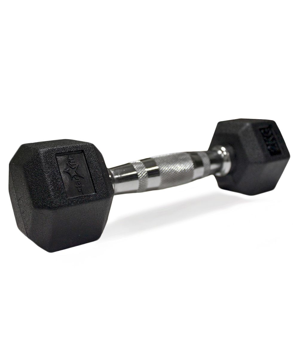 Гантель Starfit DB-301, обрезиненная, 2 кгУТ-00007095 Гантель Starfit DB-301, обрезиненная, 2 кгУТ-00007095Гантель Star Fit DB-301 - это незаменимый снаряд для тренировки. Она имеет обрезиненное покрытие и удобную конструкцию, поэтому она не катается по полу и не царапает его. Гантель Star Fit DB-301 очень прочная и брутальная. Благодаря небольшому размеру гантель удобно хранить, она не займет много места в квартире. Используется в фитнесе, бодибилдинге, функциональном тренинге, лечебной физкультуре, беге и других спортивных дисциплинах.Вес: 2 кг.