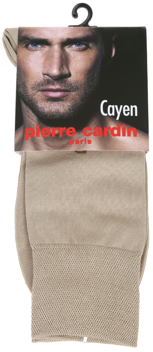 Носки мужские Pierre Cardin Cayen, цвет: бежевый. Размер 4 (43/44)