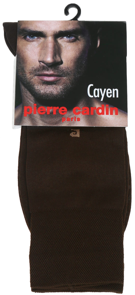 Носки мужские Pierre Cardin Cayen, цвет: коричневый. Размер 5 (45/46)