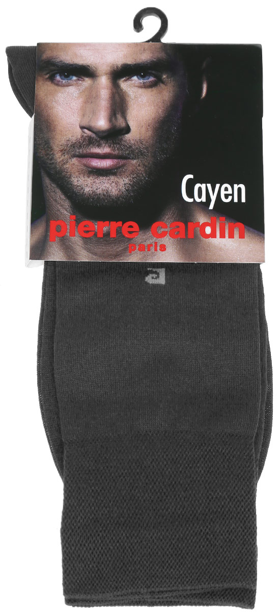Носки мужские Pierre Cardin Cayen, цвет: темно-серый. Размер 3 (41/42)