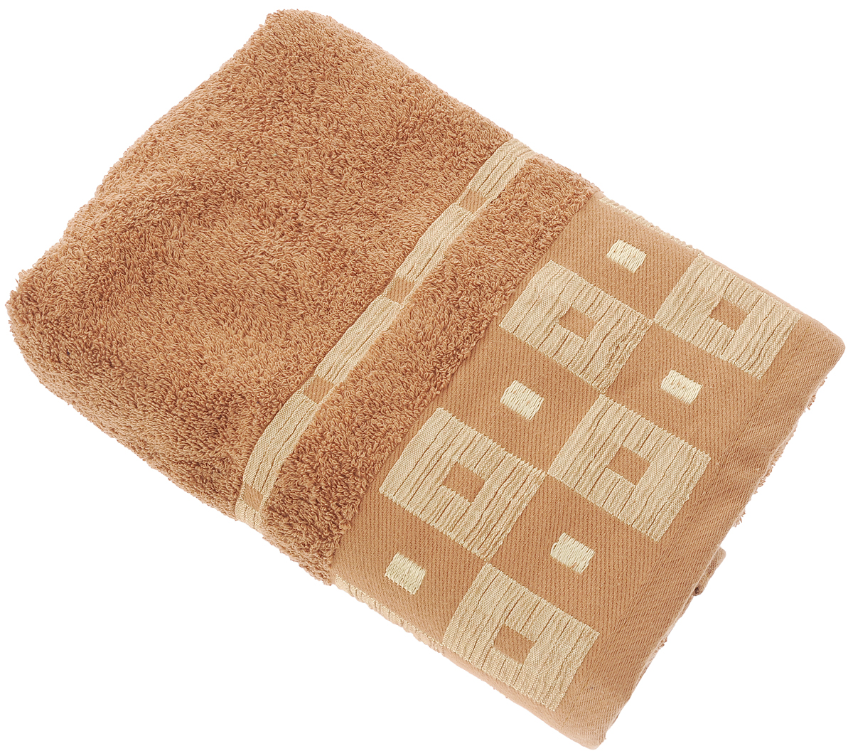 Полотенце Aisha Home Textile, цвет: коричневый, 70 х 140 смУзТ-ПМ-114-09-20к Полотенце Aisha Home Textile, цвет: коричневый, 70 х 140 смУзТ-ПМ-114-09-20кМахровые полотенца AISHA Home Textile идеальное сочетание цены и качества. Полотенца упакованы в стильную подарочную коробку. В состав входит только натуральное волокно - хлопок. Лаконичные бордюры подойдут для любого интерьера ванной комнаты. Полотенца прекрасно впитывает влагу и быстро сохнут. При соблюдении рекомендаций по уходу не линяют и не теряют форму даже после многократных стирок.Состав: 100% хлопок.