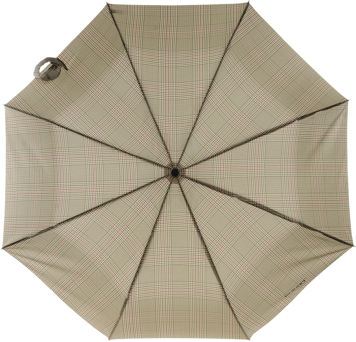 Зонт мужской Isotoner, автомат, 3 сложения, цвет: темно-бежевый. 09407-3995