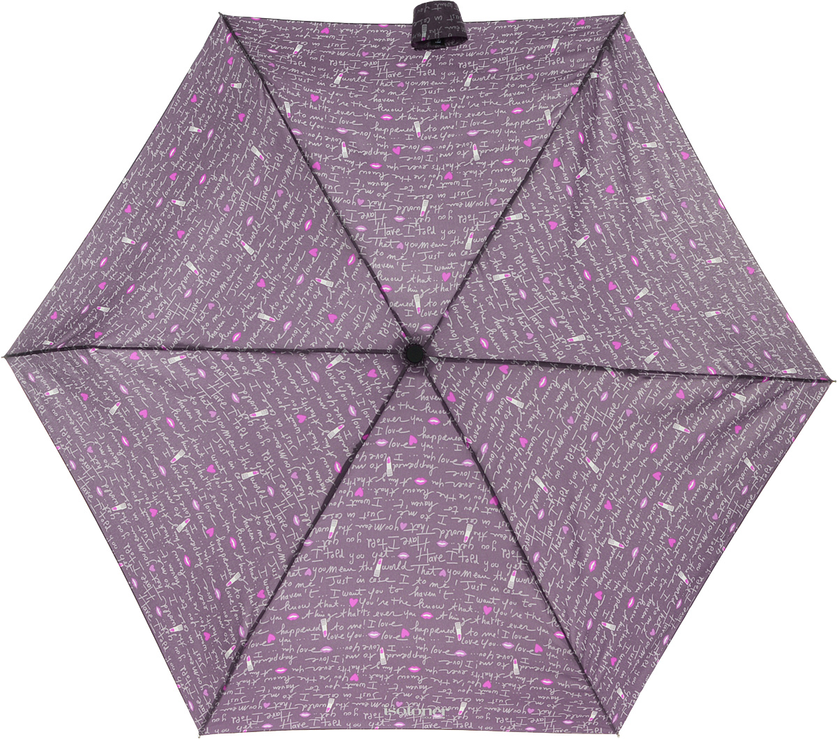 Зонт женский Isotoner, автомат, 4 сложения, цвет: сиреневый. 09145-3353