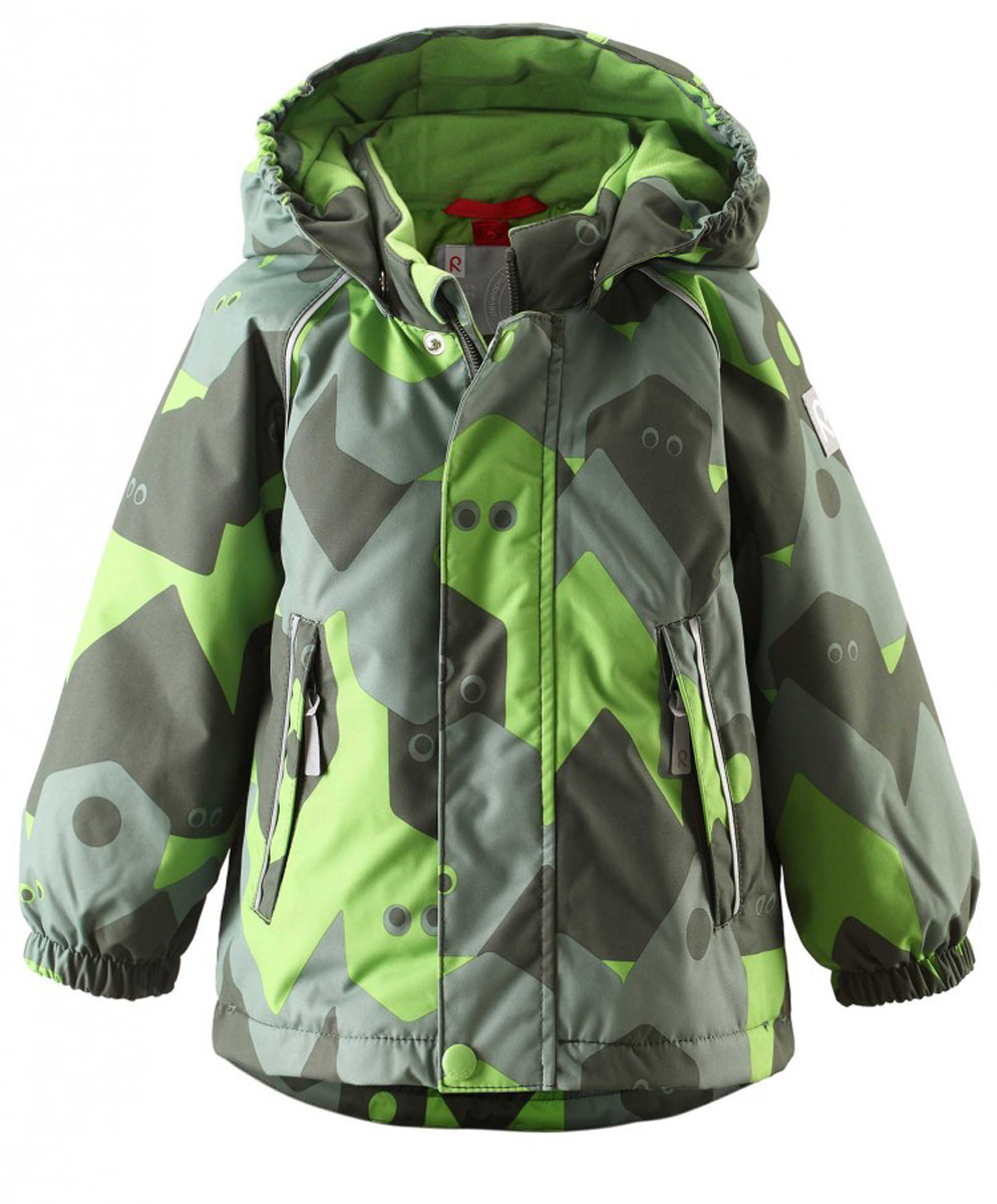 Куртка детская Reima Reimatec Pirtti, цвет: зеленый. 511229C-8915. Размер 74