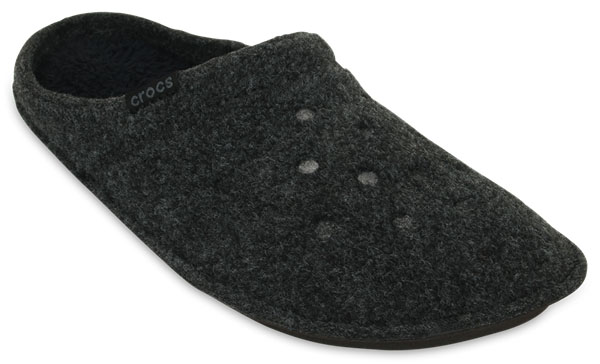 Тапки Crocs Classic Slipper, цвет: черный. 203600-060. Размер 7/9 (39/40)