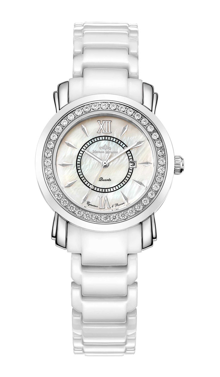 Часы наручные женские Mikhail Moskvin, цвет: белый. 1197S16B1