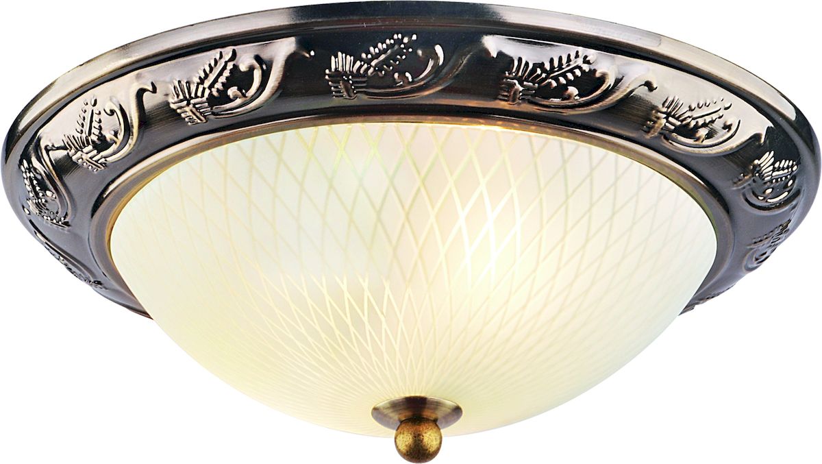 Светильник потолочный Arte Lamp Alta. A3019PL-2ABA3019PL-2AB Светильник потолочный Arte Lamp Alta. A3019PL-2ABA3019PL-2ABПотолочный светильник Arte Lamp Alta поможет создать в вашем доме атмосферу уюта и комфорта. Благодаря высококачественным материалам он практичен в использовании и отлично работает на протяжении долгого периода времени.Диаметр: 28 см. Высота: 11 см. Лампы: E27; 2x40W. Тип крепления: на шурупах.